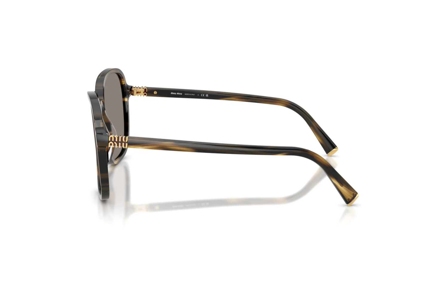 Okulary przeciwsłoneczne Miu Miu MU B01-25E-80Q
